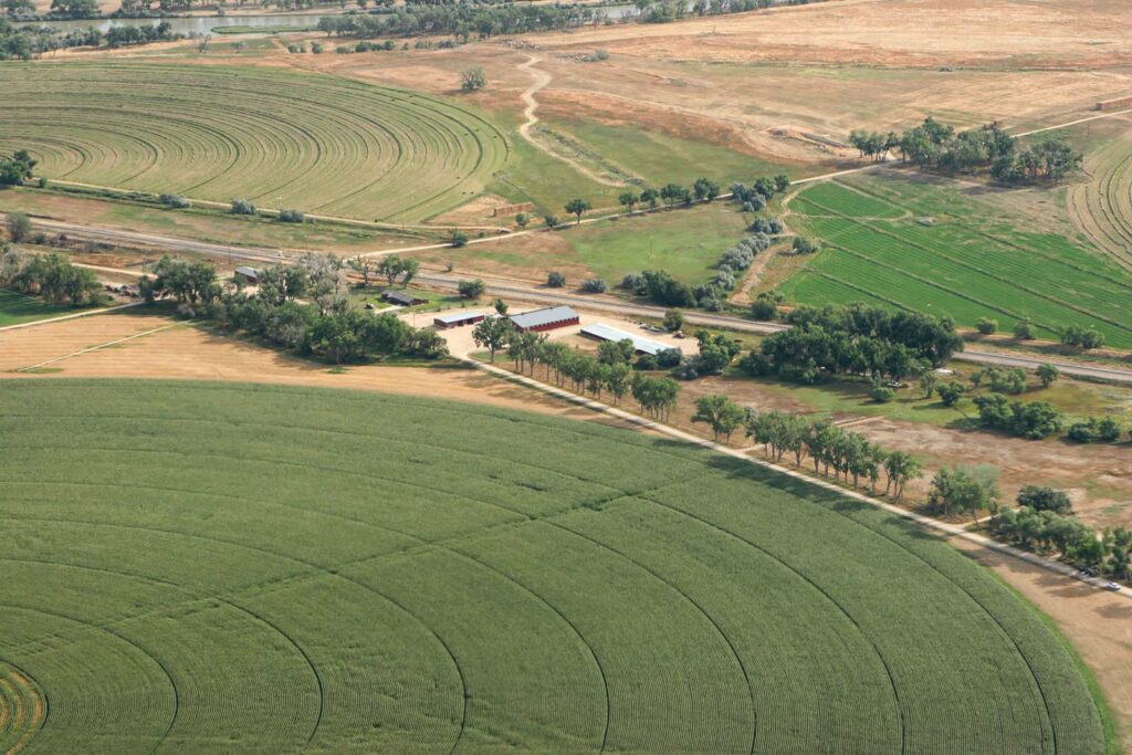 Arial View Wagonhound Farm