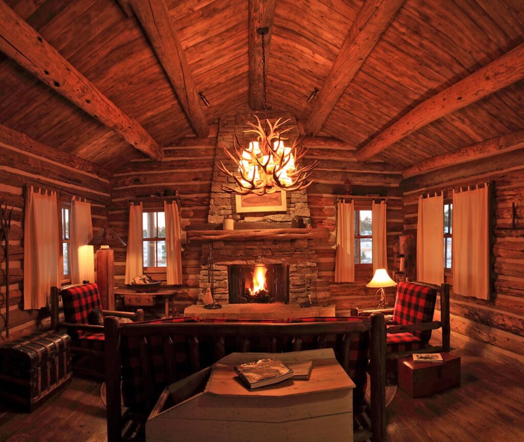 Cabin Interior at Wagonhound
