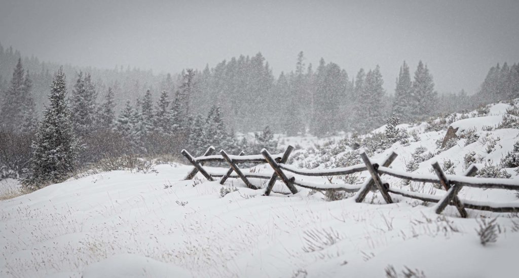 Wagonhound Ranch Douglas, WY Snowfall