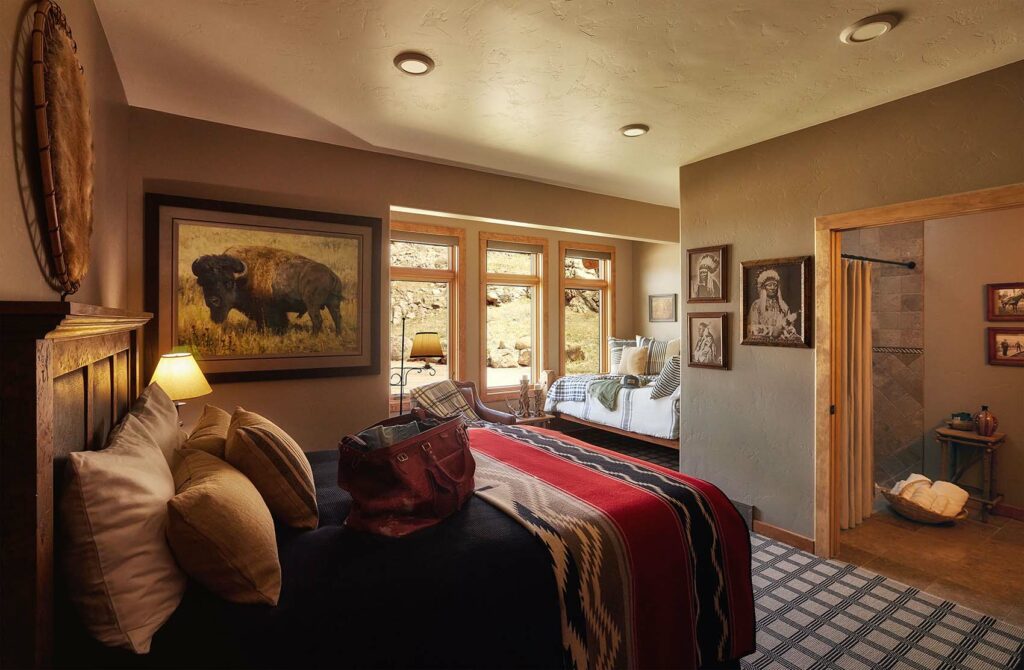 Wagonhound Reid Creek Lodge Bedroom