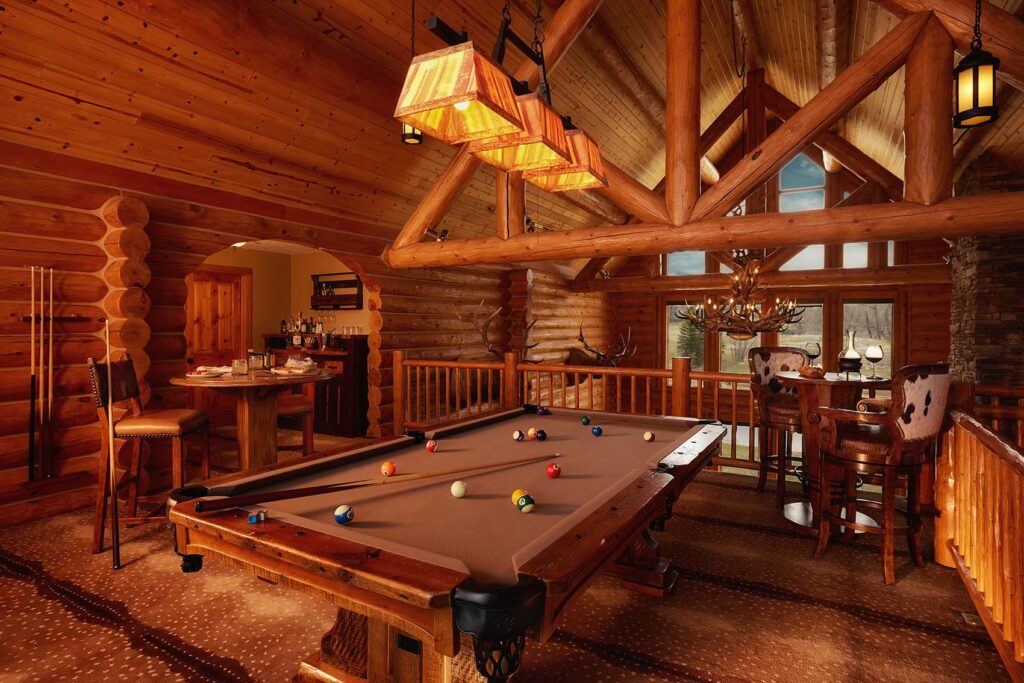 Wagonhound Reid Creek Lodge Pool Table